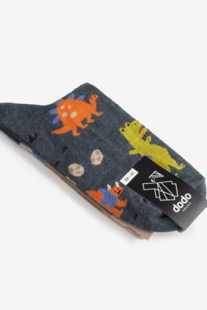 Roar-some Dinosaur Socks Stomp into Style with Dammit Socks