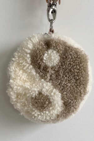 Handmade Ying Yang Sheepskin Bag A Unique and Sustainable Accessory