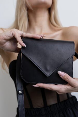 Captivating Black Leather Crossbody The Epitome of Elegance and Style