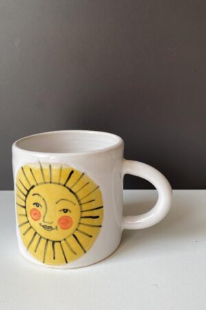 Sunshine in a Mug Illuminate Your Mornings with Handmade Ceramic Cheer