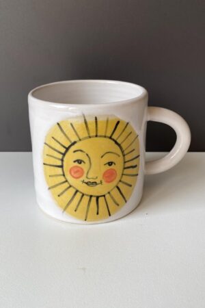 Sunshine in a Mug Illuminate Your Mornings with Handmade Ceramic Cheer