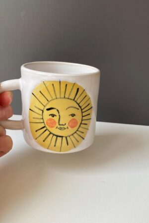 Sunshine in a Mug Illuminate Your Mornings with Handmade Ceramic Cheer