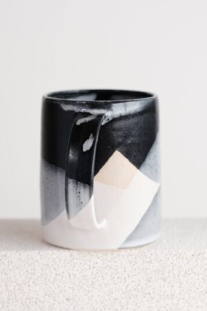 Winter's Embrace Handcrafted Stoneware Mug for 17oz of Cozy Warmth