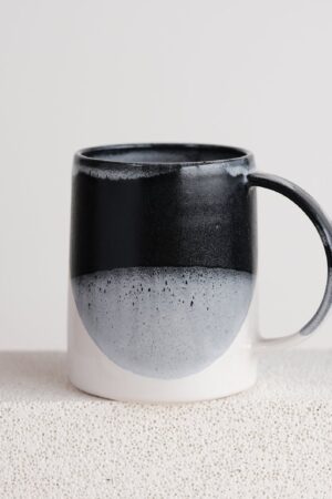 Winter's Embrace Handcrafted Stoneware Mug for 17oz of Cozy Warmth