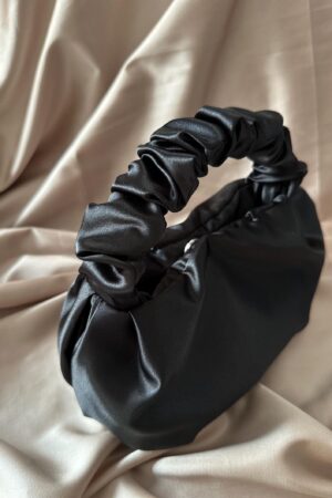 Satin Scrunchies Evening Bag 25 Colors, 2 Sizes | Perfect for Weddings, Bridesmaids, and Special Occasions