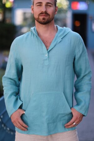 Breezy Linen Unisex Summer Hoodie Elevate Your Style with Comfort and Versatility