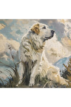 Jigsaw Puzzle Canine Guardians - A Fun Challenge for Kids and Adults, Featuring Livestock Guardian Dogs