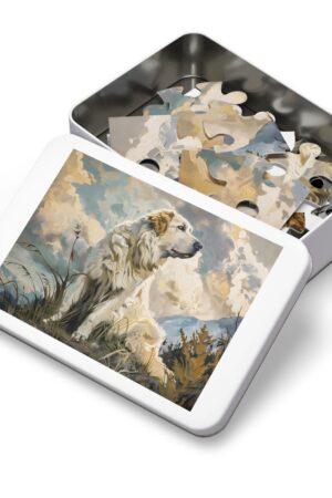 Jigsaw Puzzle Canine Guardians - A Fun Challenge for Kids and Adults, Featuring Livestock Guardian Dogs