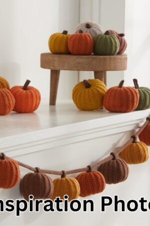 Cozy Autumn Vibes Set of 5 Knit Pumpkins for Hygge Decor and Fall Festivities