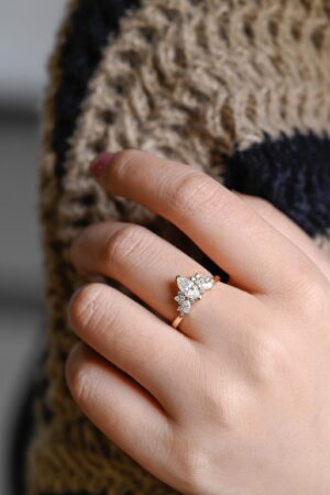 IGI Certified Marquise Lab-Grown Diamond Engagement Ring A Promise of Brilliance and Ethical Luxury