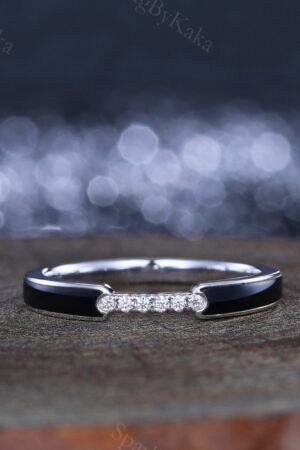 Exquisite Black Onyx Wedding Rings Timeless Elegance for Your Special Day