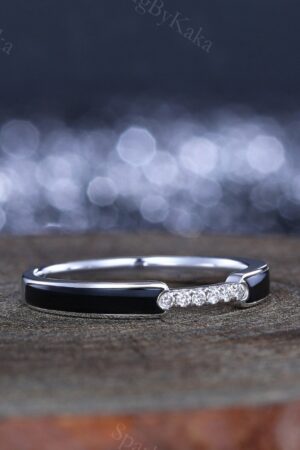 Exquisite Black Onyx Wedding Rings Timeless Elegance for Your Special Day