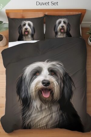 Snuggle Up with Your Beardie The Ultimate Bearded Collie Bedding Collection for Devoted Dog Lovers