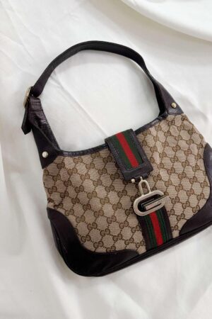 Timeless Elegance Vintage Gucci Monogram Jackie Shoulder Bag