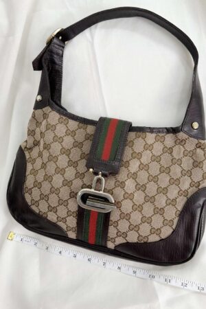 Timeless Elegance Vintage Gucci Monogram Jackie Shoulder Bag