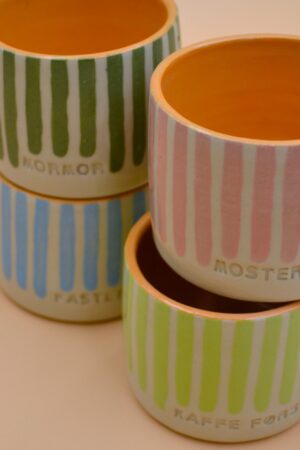 Stripey Signature Mug Personalize Your Moments with a Vibrant Splash of Color