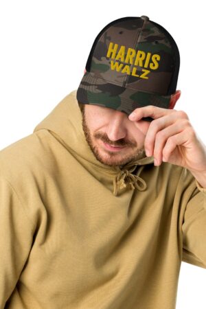 Harris Walz Camo Hat Show Your Support for Madam President and Tim Walz