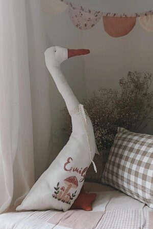 Personalized Nursery Goose A Cuddly Companion for Your Little One