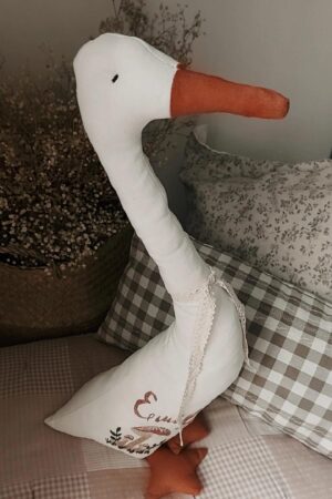 Personalized Nursery Goose A Cuddly Companion for Your Little One