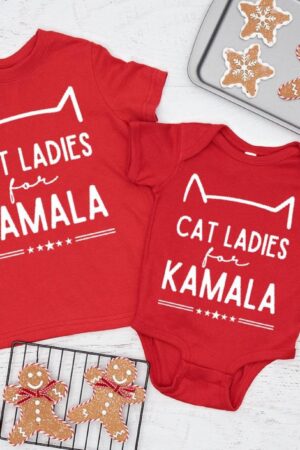 Empower the Future Cat Ladies for Kamala Harris 2024 Youth T-Shirt