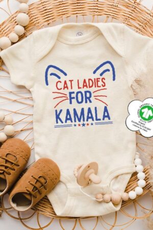 Empower the Future Cat Ladies for Kamala Kids Shirt, Inspiring Young Leaders