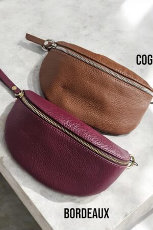 Genuine Leather Bum Bag Versatile Crossbody, Shoulder, or Belt Bag with Premium Leather Strap