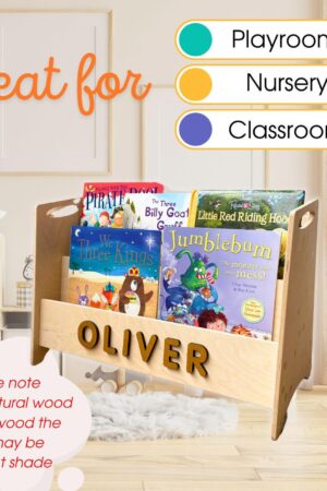 Personalized Montessori Bookshelf Empowering Young Readers with Custom Learning Spaces