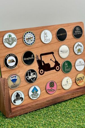 Personalized Golf Ball Marker Display The Perfect Gift for Golf Enthusiasts