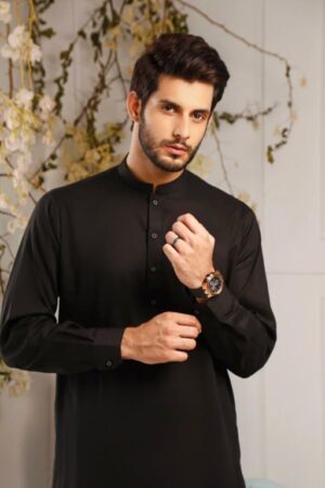 Exquisite Men's Kurta Shalwar Suit Handmade Elegance for Special Occasions