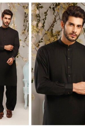 Exquisite Men's Kurta Shalwar Suit Handmade Elegance for Special Occasions