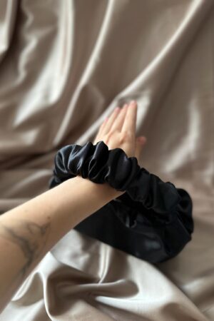 Satin Scrunchies Evening Bag 25 Colors, 2 Sizes | Perfect for Weddings, Bridesmaids, and Special Occasions