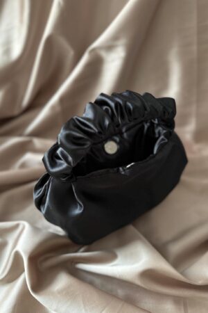 Satin Scrunchies Evening Bag 25 Colors, 2 Sizes | Perfect for Weddings, Bridesmaids, and Special Occasions