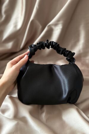 Satin Scrunchies Evening Bag 25 Colors, 2 Sizes | Perfect for Weddings, Bridesmaids, and Special Occasions