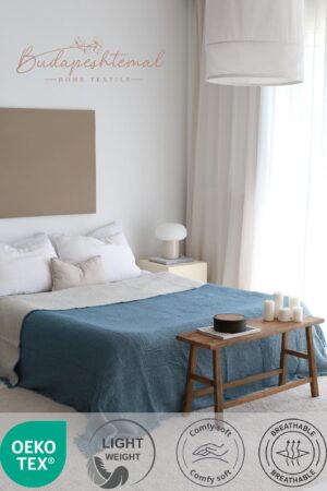 Breezy Summer Bedspread Snuggle in Organic Cotton Comfort for a Restful Night's Sleep