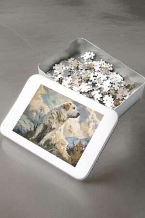 Jigsaw Puzzle Canine Guardians - A Fun Challenge for Kids and Adults, Featuring Livestock Guardian Dogs