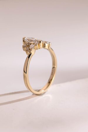 IGI Certified Marquise Lab-Grown Diamond Engagement Ring A Promise of Brilliance and Ethical Luxury