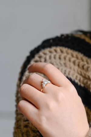 IGI Certified Marquise Lab-Grown Diamond Engagement Ring A Promise of Brilliance and Ethical Luxury