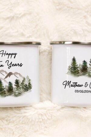 Personalized 10th Anniversary Mug A Decade of Love and Laughter