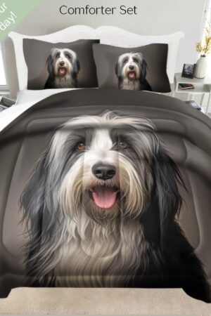 Snuggle Up with Your Beardie The Ultimate Bearded Collie Bedding Collection for Devoted Dog Lovers