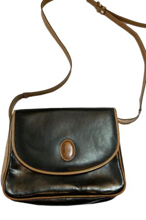 Yves Saint Laurent Black and Brown Leather Crossbody Bag A Timeless Accessory for the Modern Woman