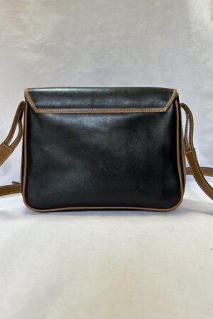 Yves Saint Laurent Black and Brown Leather Crossbody Bag A Timeless Accessory for the Modern Woman