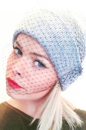 Veiled Beanie Hat Elevate Your Style with Grace and Mystery