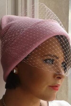 Veiled Beanie Hat Elevate Your Style with Grace and Mystery