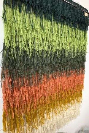 Large Wool Art - Wool Wall Decor - Natural Knitting Wool - Macrame Headboard - Wandteppich Gewebt - Woven Wall Hanging - Weaving Wall Art