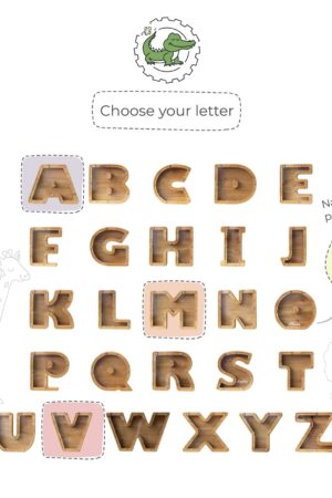 Custom Letter Piggy Bank, Personalized Gifts For Kids, Baby Room Decor, Wooden Piggy Bank For Teens And Adults, Coin Bank, Christmas Gifts