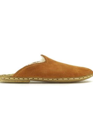 Luxuriously Warm & Organic Leather House Slippers - The Perfect Fluffy Present for Her