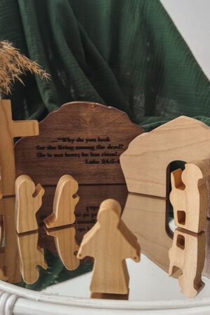 Easter Decorations. Resurrection Scene. Easter Family Gifts. Christian Home Decor. Religious Gifts. Reusable Eastern Decor. Jesus Statue.