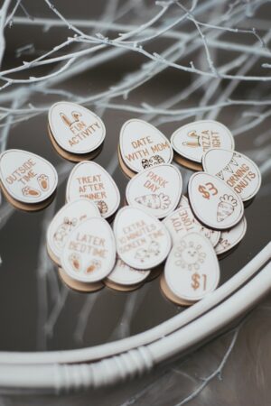 Wooden Easter Tokens, Easter Hunting Game For Kids, Easter Reward Tokens, Easter Family Activity, Easter Egg Stuffer, Easter Outdoor Game