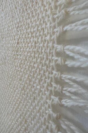Weaving Art for Wall Decor | Boho Dip Dyed Wool Textile Art | Wall Hanging Handwoven Tapestry | Wool Ornament for Unique Home Decor Design