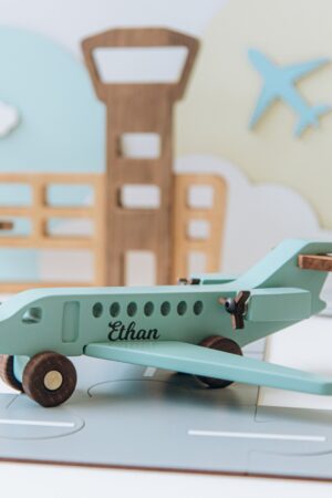 Handmade Wooden Airplane Toys for Boys Kids Pretend Play First Birthday Gift for Toddler Personalized Toys 1st Birthday Boy Easter Gift